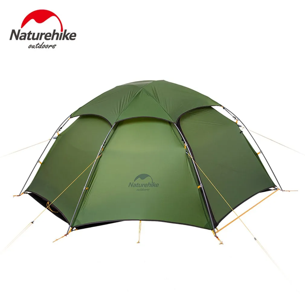 Naturehike Outdoor Rainproof Camping Tent Hexagonal Ultralight Windproof 2 Person Tent Hiking Climbing Waterproof Coating Tent