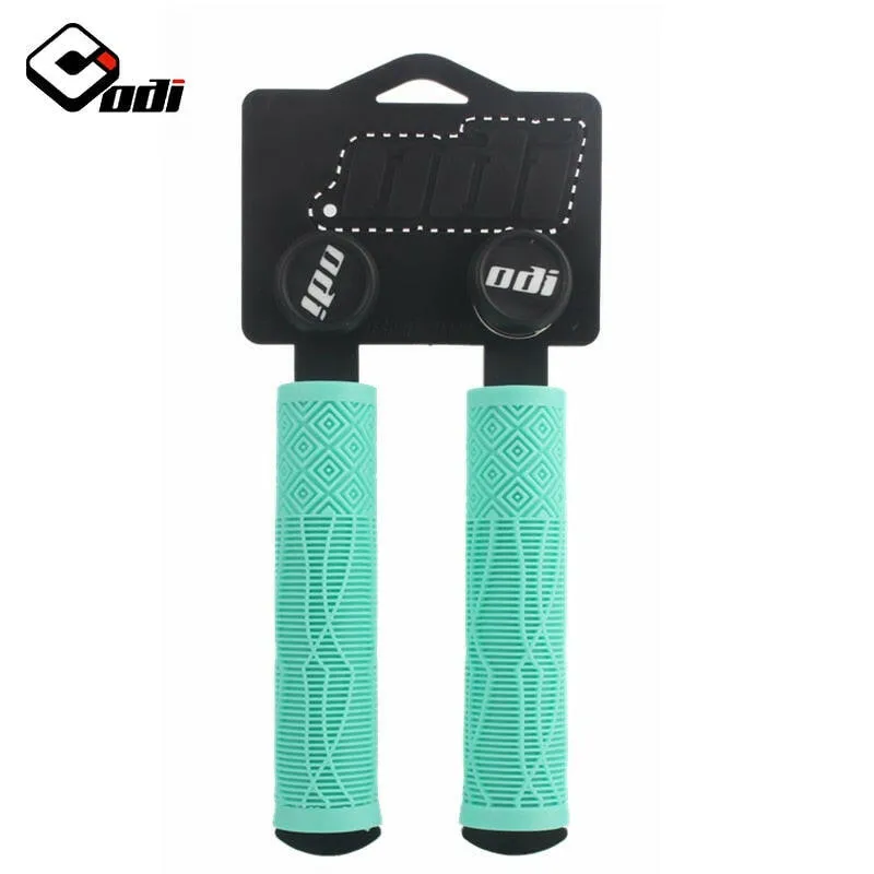 ODI Silicone Handle Grips Mountain Bike Off-Road Downhill Anti-Slip Shock-Absorbing XC/AM Cycling Bike Grips Bicycle Accessories