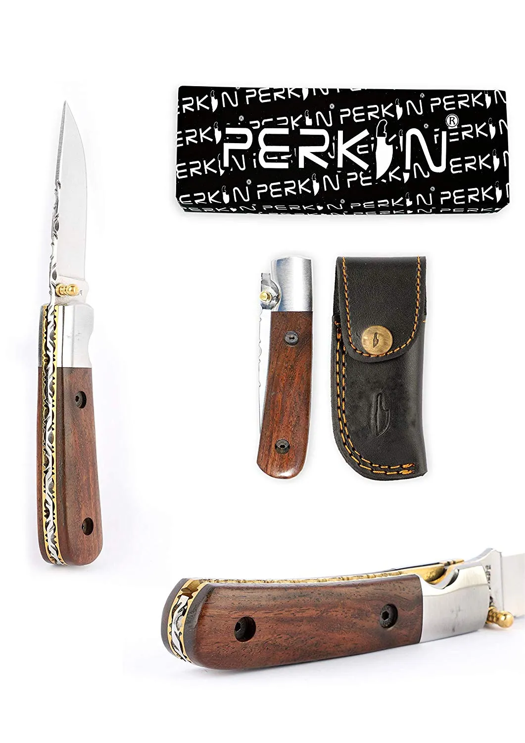 Perkin FN1920 Pocket Knife With safety liner lock for Camping Hunting Survival and Outdoor