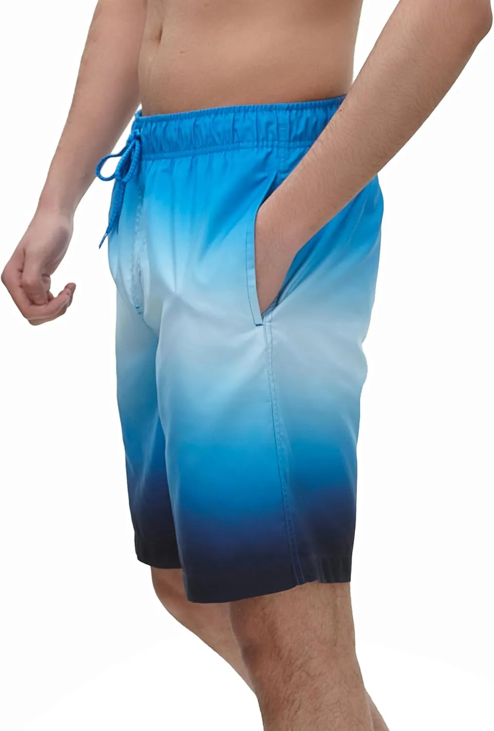 Rokka&Rolla Men's Swim Trunks Quick Dry Board Shorts Bathing Suit with Mesh Lining