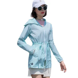 Sidiou Group Anniou New Anti UV Jacket Hoodie Utility Outdoor Activities Hiking Zipper Reflective Jacket Thin Sun Protection Hoodie