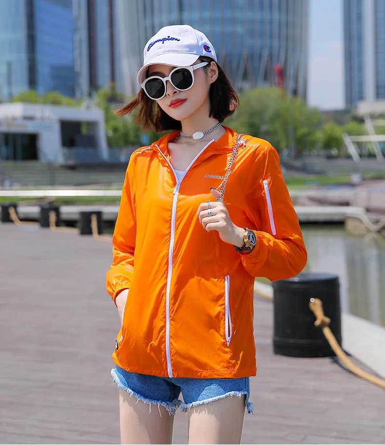 Sidiou Group Summer Sunscreen Clothing Women's UPF50 Light And Quick-drying Breathable Skin Sunscreen Clothing