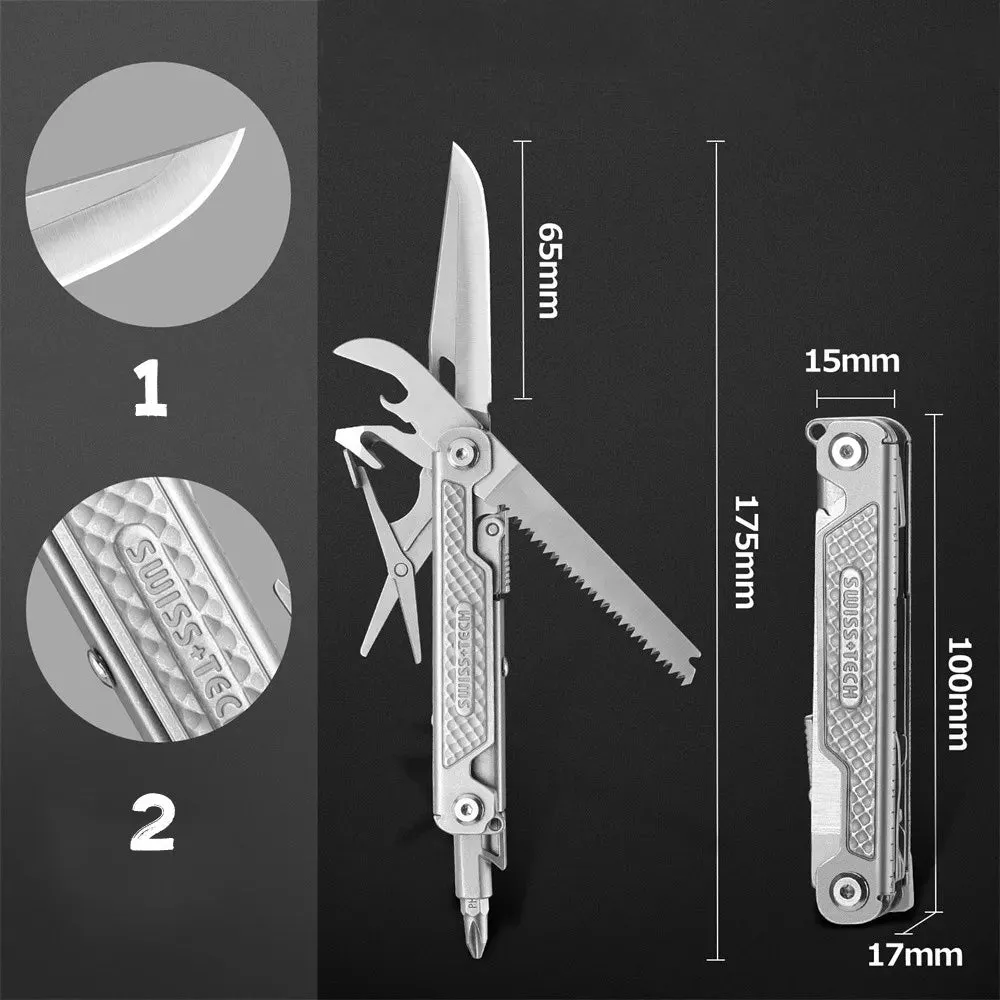 SWISS TECH 11 in 1 Mini Multi-tool