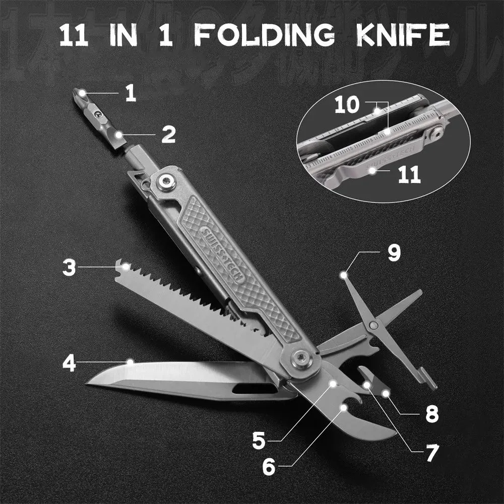 SWISS TECH 11 in 1 Mini Multi-tool