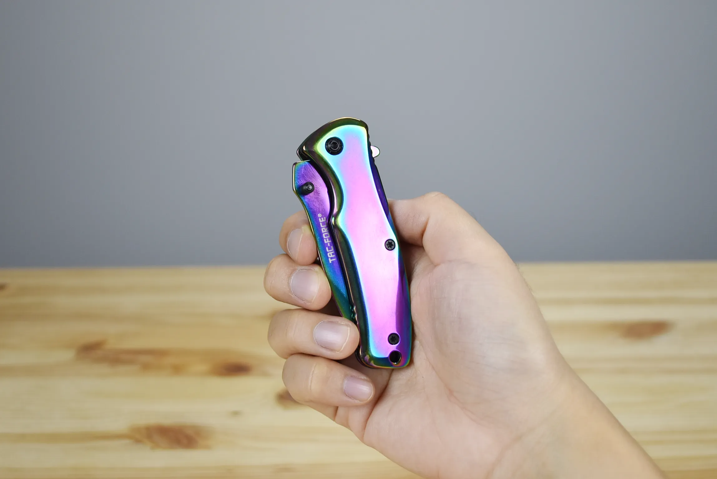 Tac Force 848 EDC Folding Knife (Rainbow)