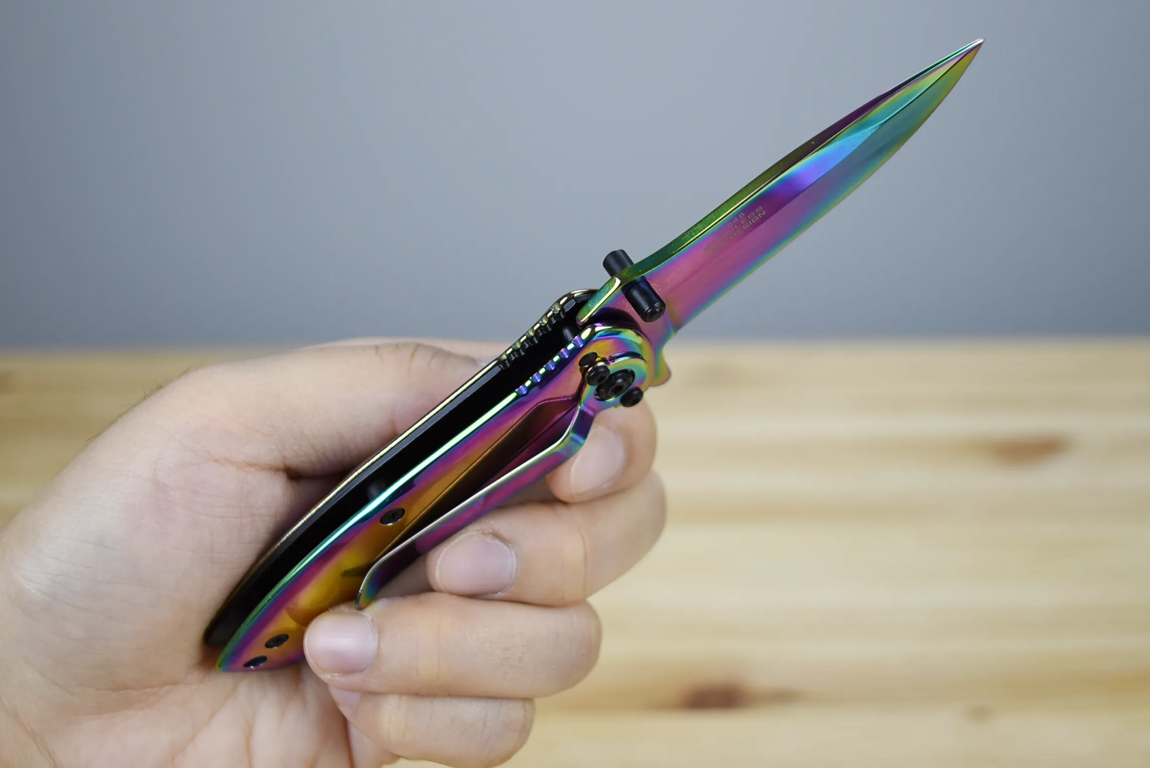 Tac Force 848 EDC Folding Knife (Rainbow)