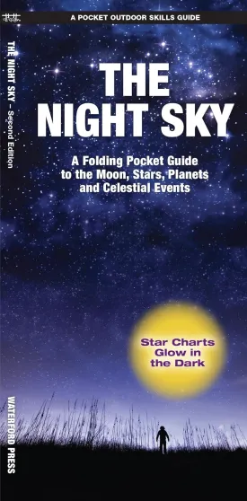 The Night Sky: A Folding Pocket Guide to the Moon, Stars, Planets and Celestial Events (Outdoor Recreation and Survival) Pamphlet  April 14, 2025