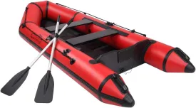 VERYKE 10FT Inflatable Boat,Inflatable Raft Sport Tender Dinghy,Rescue Diving Boat,350 lbs Weight Capacity