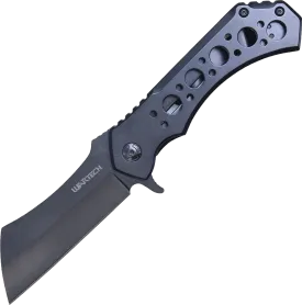 wartech GOLIATH CLEAVER folding quick release blade knife.