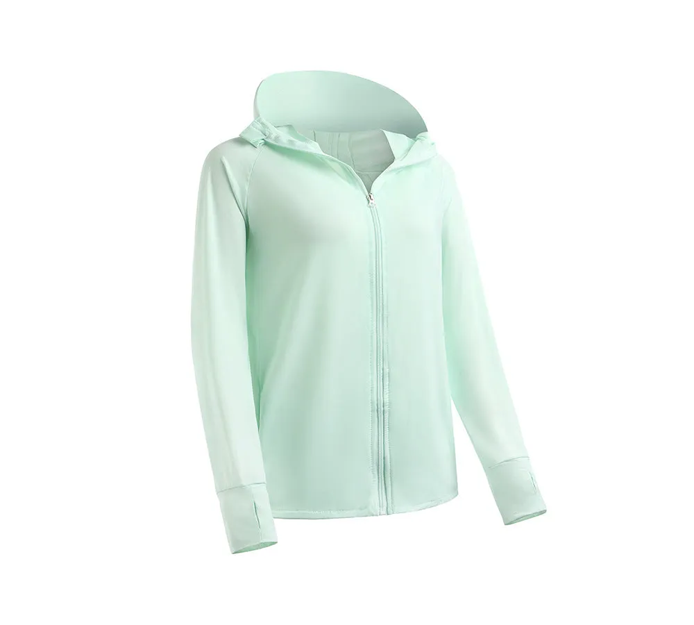 Women Sun Uv Protection Hoodie Sleeve Parka Selena