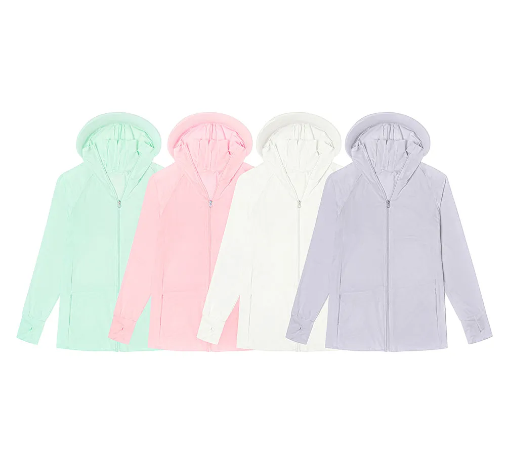 Women Sun Uv Protection Hoodie Sleeve Parka Selena