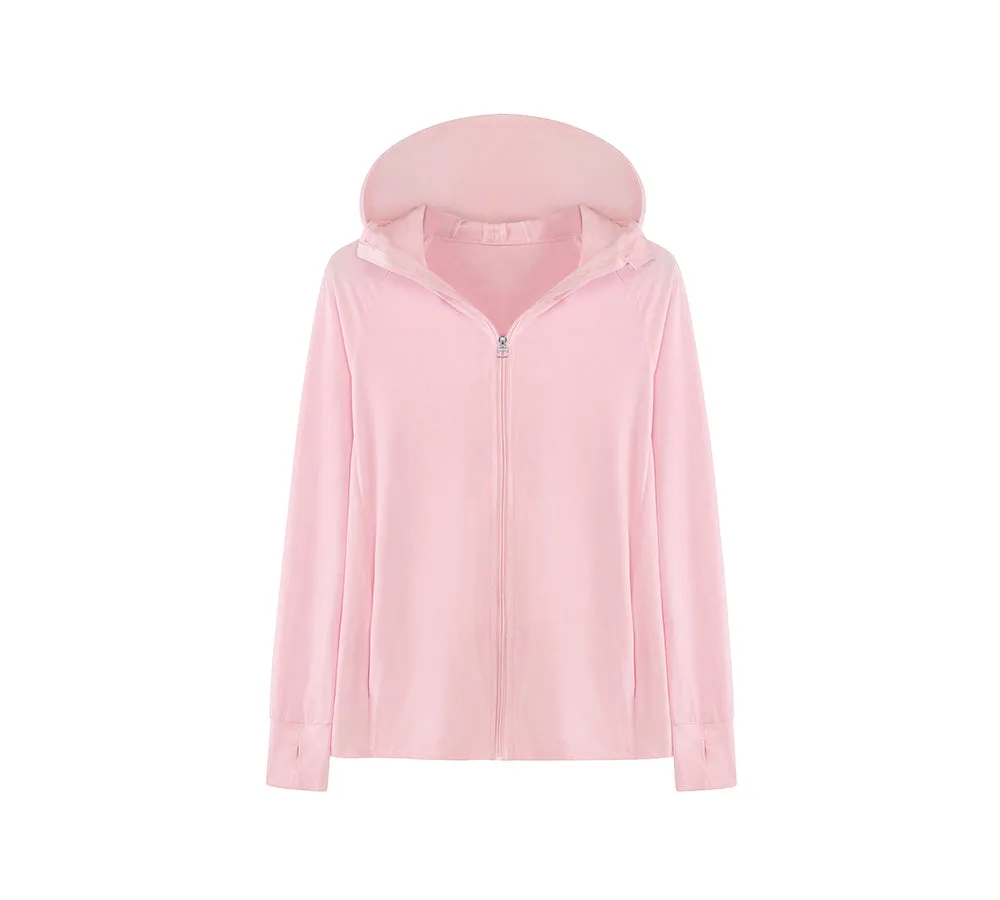 Women Sun Uv Protection Hoodie Sleeve Parka Selena